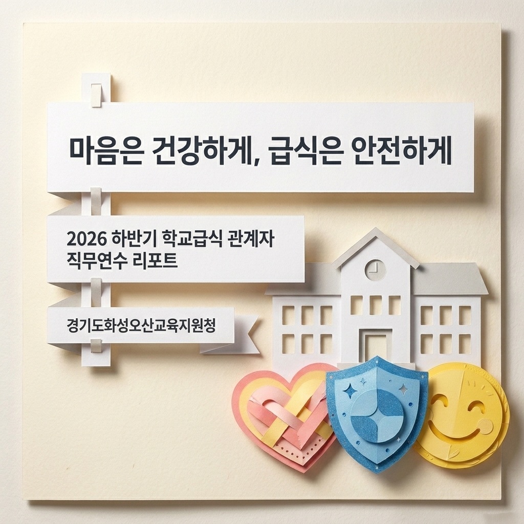 “마음은 건강하게, 급식은 안전하게!” 🍱✨